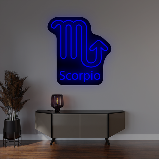 Scorpio Zodiac Illuminated Sign