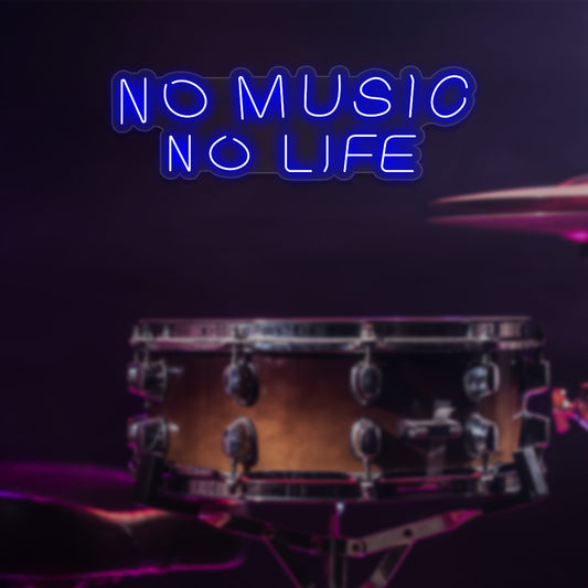 No Music No Life Neon Sign