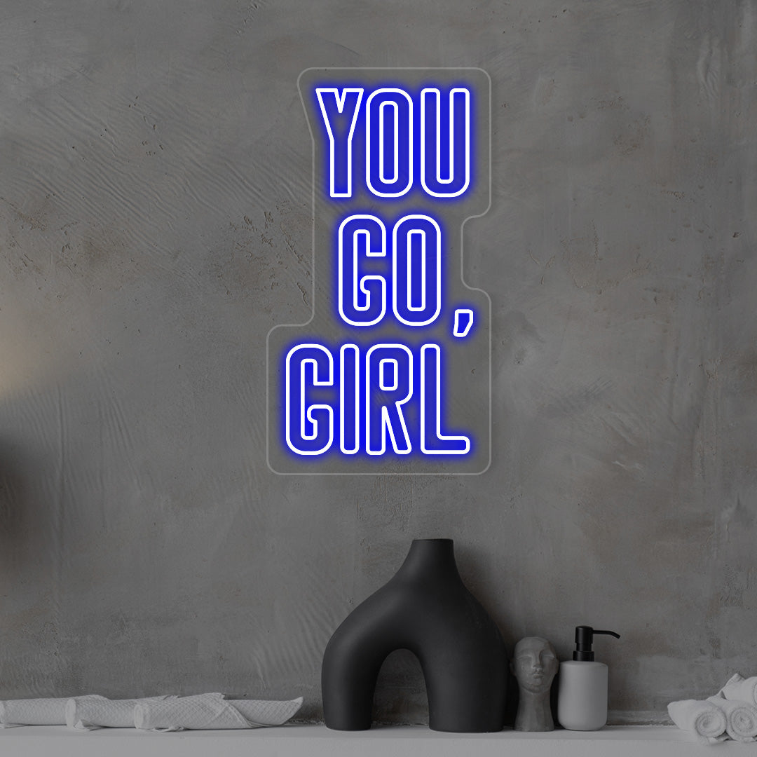 You Go Girl Neon Sign | CNUS012850 | Blue