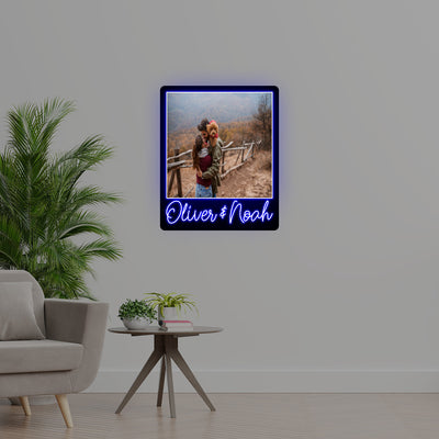 Personalized Photo With Name Illuminated Sign