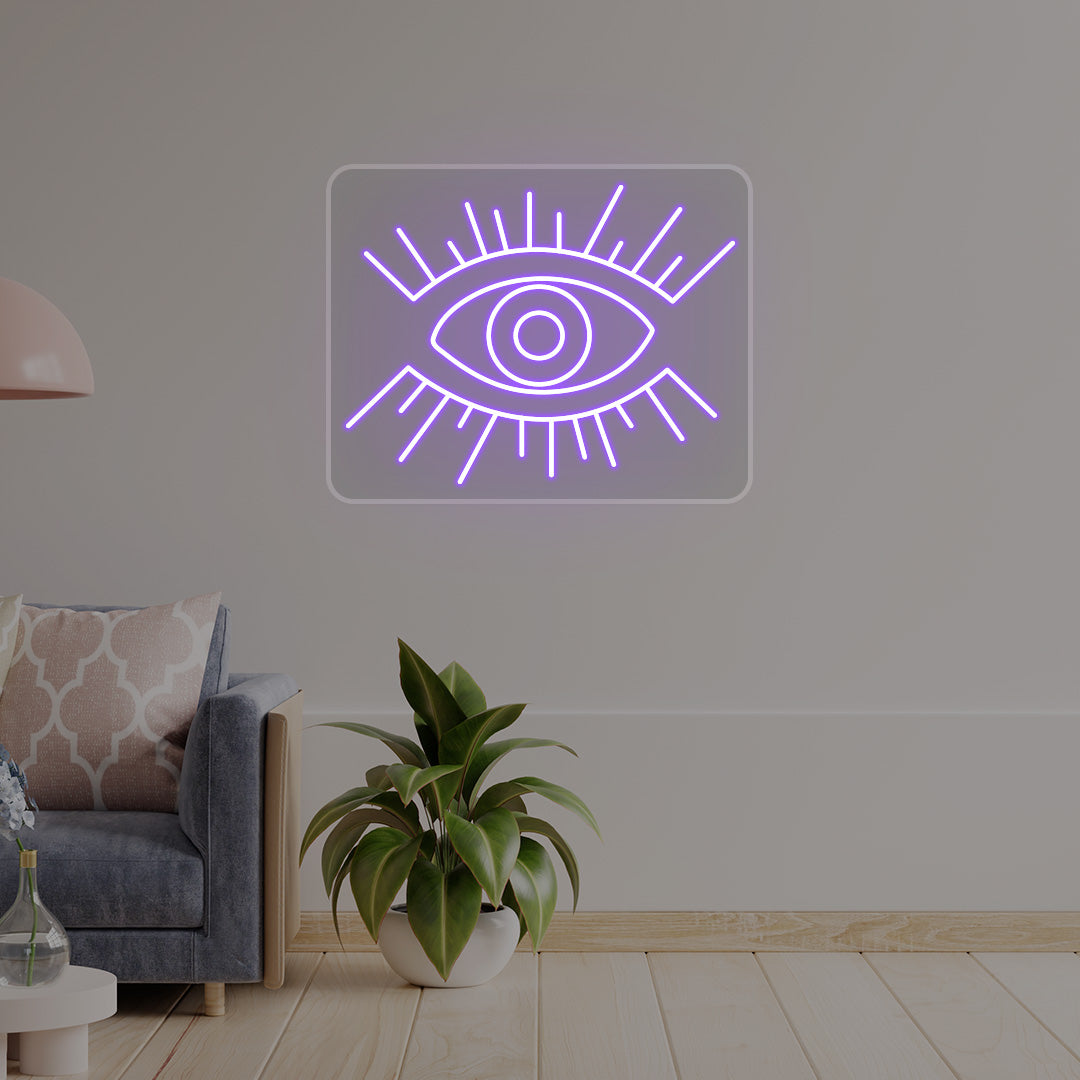 Eye Neon Sign | CNUS016560 | Purple