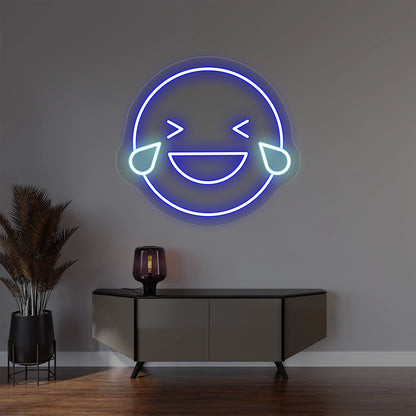 Laughing Emoji Neon Sign