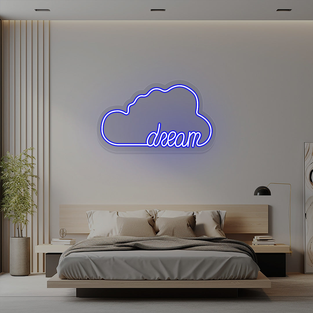 Dream Cloud Neon Sign | CNUS016080 | Blue