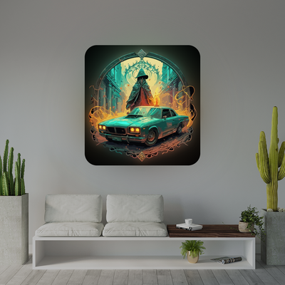 Car Illuminated Sign