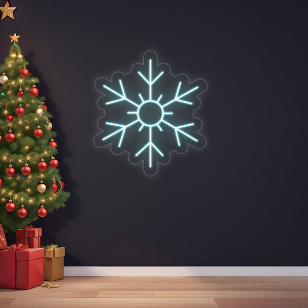 Snow Flake Neon Sign