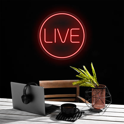 Live Neon Sign | Red