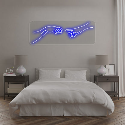 Hand Of God Neon Sign