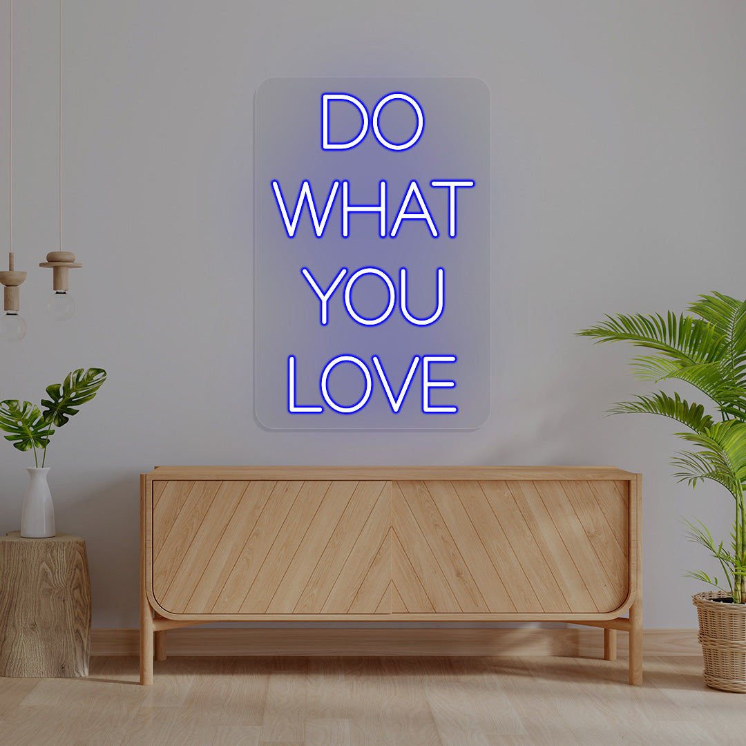 Do What You Love Neon Sign | CNUS016000 | Blue