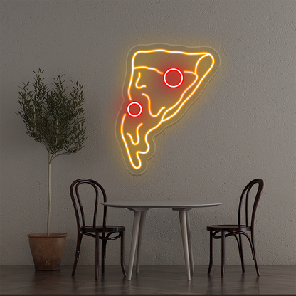 Pizza Slice Neon Sign