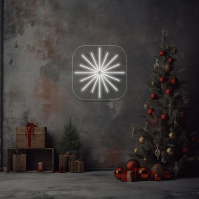 Star Neon Sign  | White