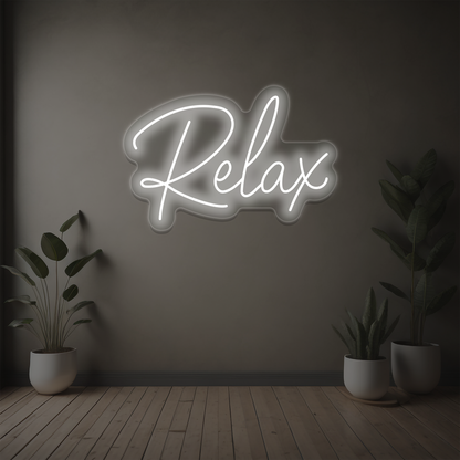 Relax Neon Sign