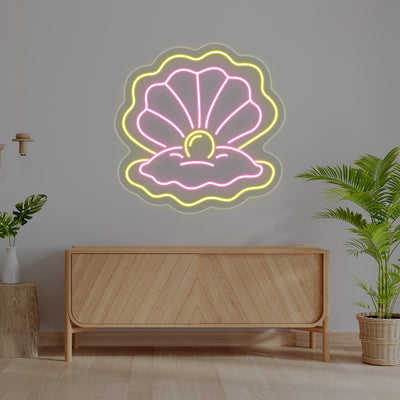 Sea Shell Multicolor Neon Sign | CNUS017152 | Pink