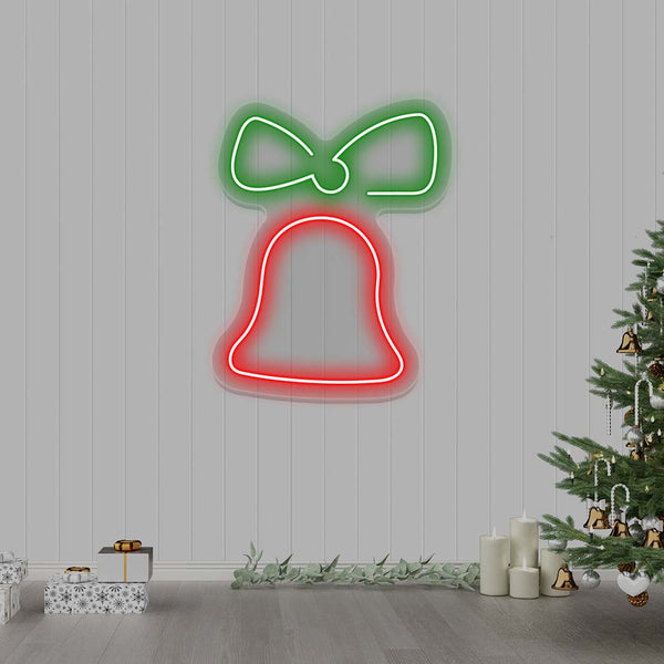 Christmas Bell Neon Sign