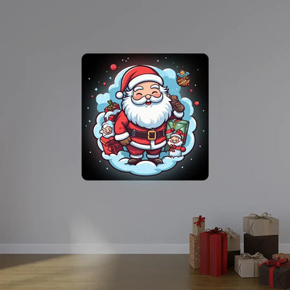 Santa Claus Neon Artwork