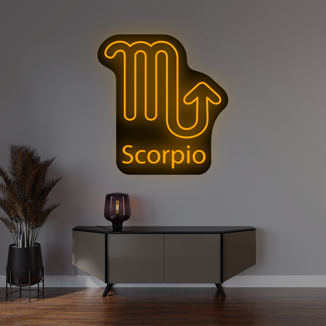 Scorpio Zodiac Illuminated Sign
