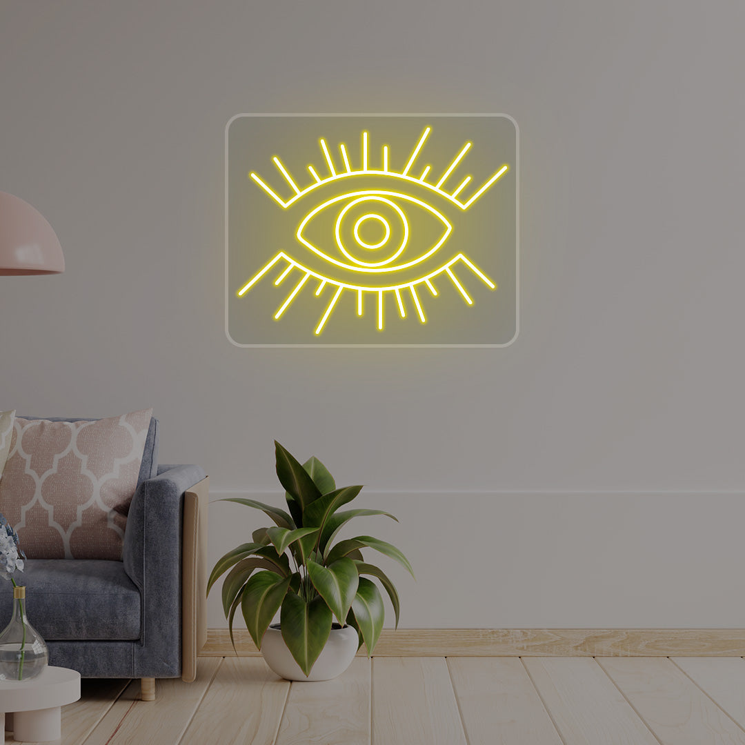 Eye Neon Sign | CNUS016560 | Yellow