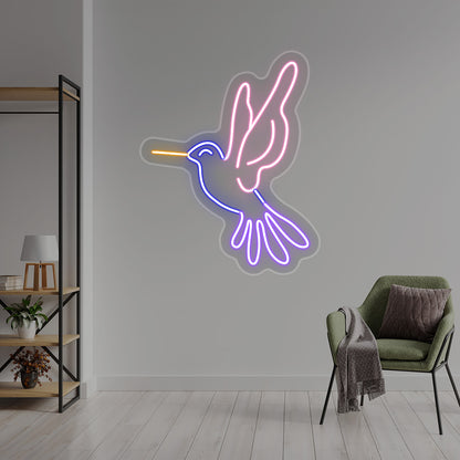 Humming Bird Multicolor Neon Sign | CNUS017080 | Green