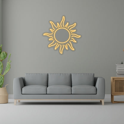 Sun Neon Sign | CNUS015568 | Orange