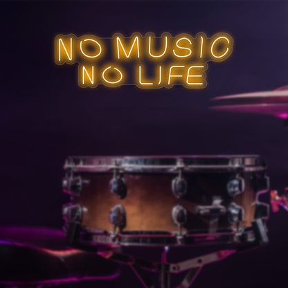 No Music No Life Neon Sign