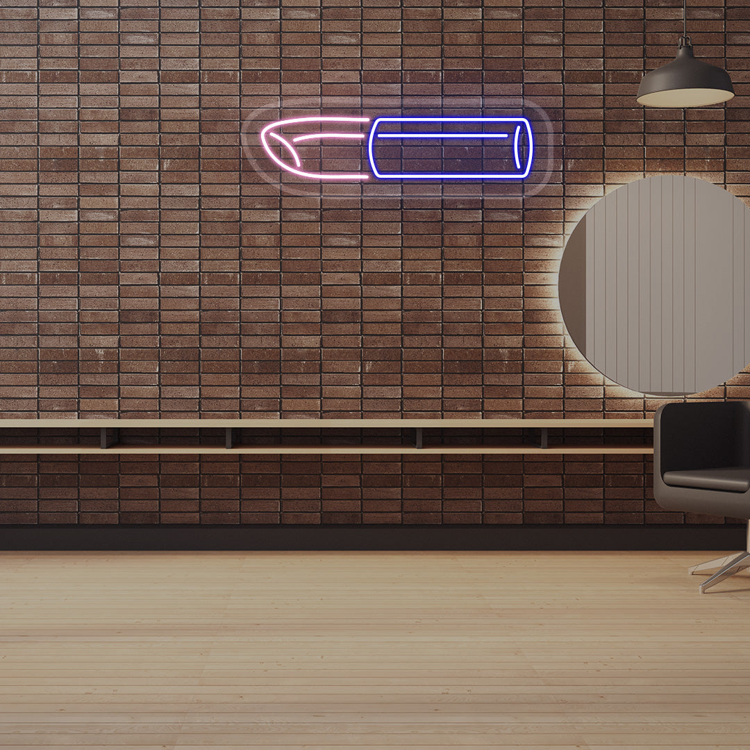 Lipstick Neon Sign