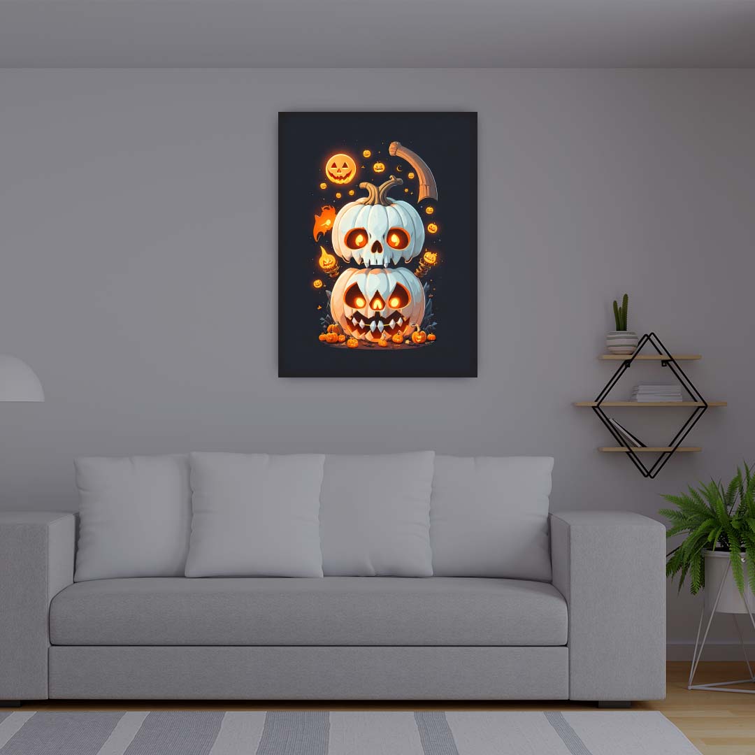 Mystical Halloween Pumpkins Illuminated Sign | CNUS020232