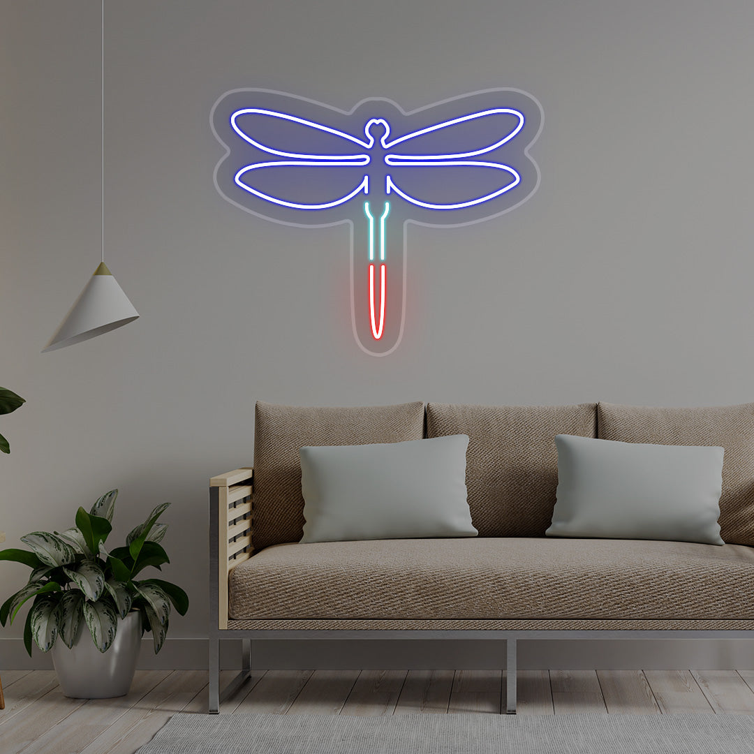 Dragonfly Multicolor Neon Sign | CNUS017112 | Blue