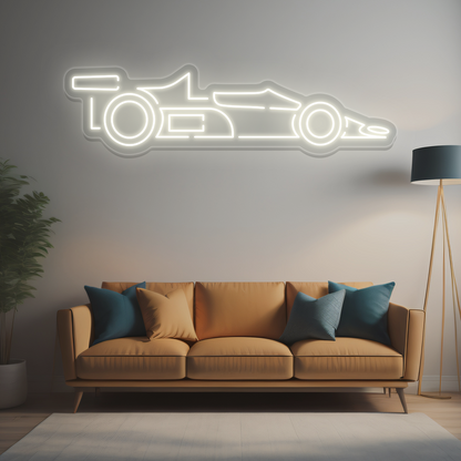 Race Car Neon Sign