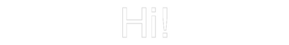 CN LED NEON: Hi!