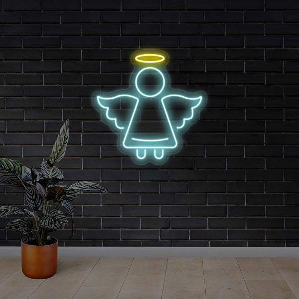 Christmas Angel Neon Sign