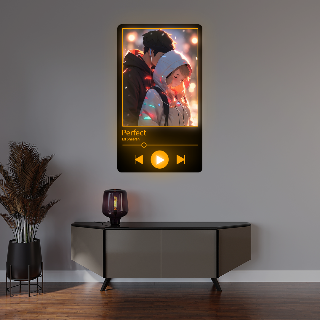 Personalized Song Illuminated Sign