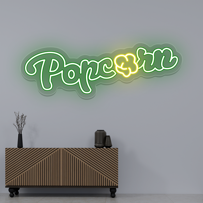 Popcorn Neon Sign