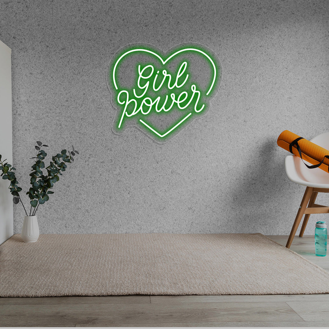 Girl Power Neon Sign | CNUS014792 | Green