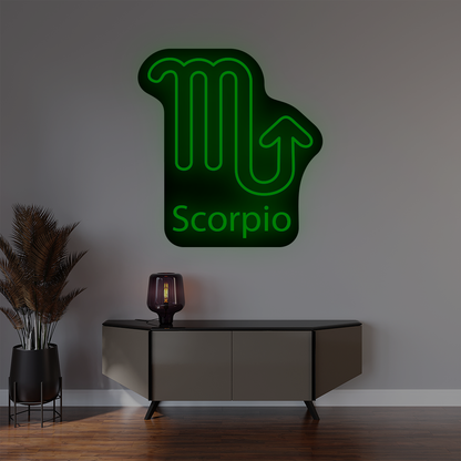 Scorpio Zodiac Illuminated Sign