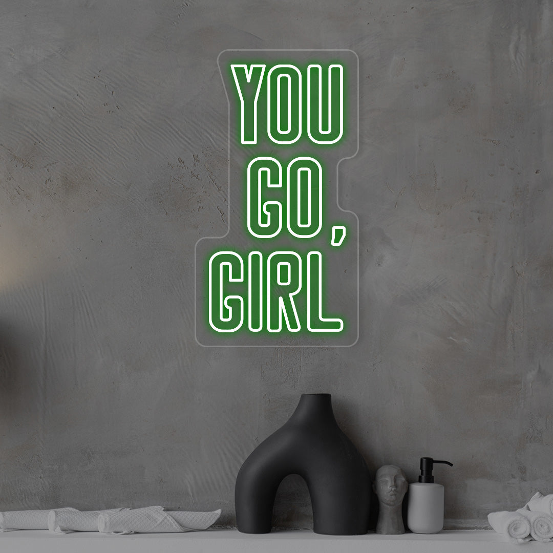 You Go Girl Neon Sign | CNUS012850 | Green