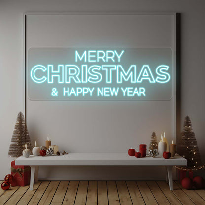 Merry Christmas And Happy New Year Neon Sign | CNUS024657