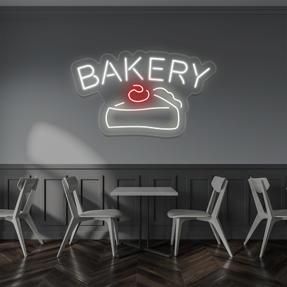 Bakery Cake Neon Sign