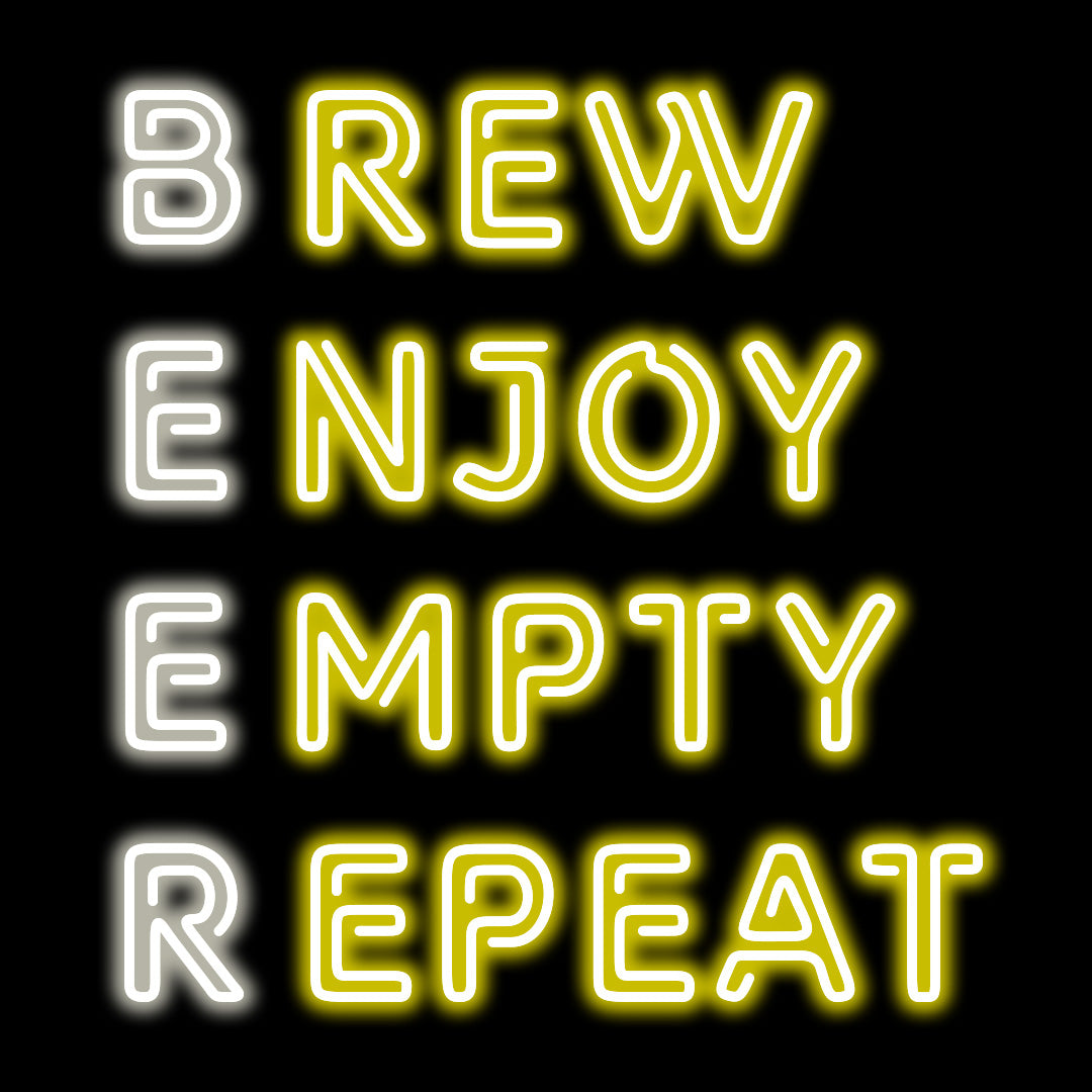 Brew Enjoy Empty Repeat Neon Sign | CNUS012385