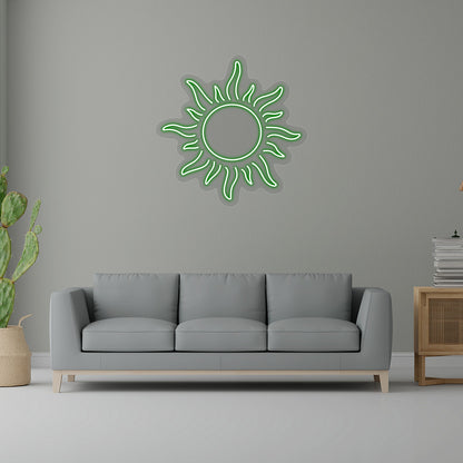 Sun Neon Sign | CNUS015568 | Green