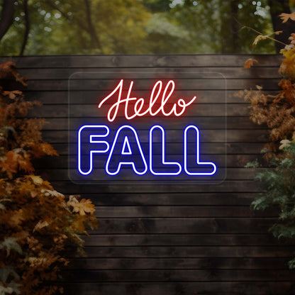 Hello Fall - Multicolor Neon Sign | CNUS021424