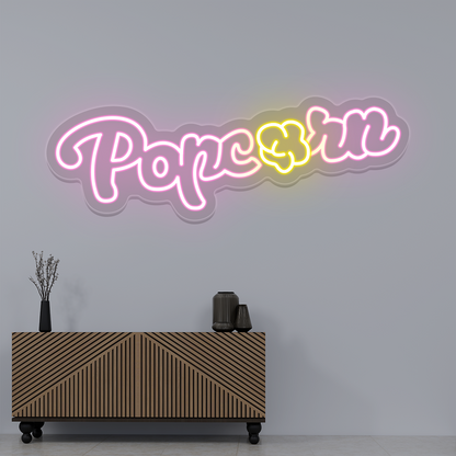 Popcorn Neon Sign