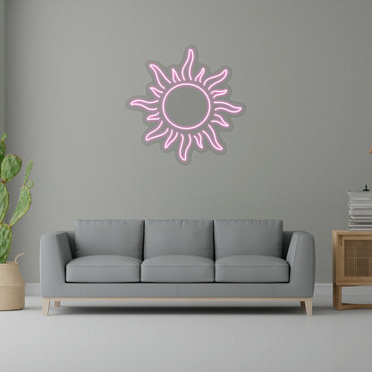 Sun Neon Sign | CNUS015568 | Pink