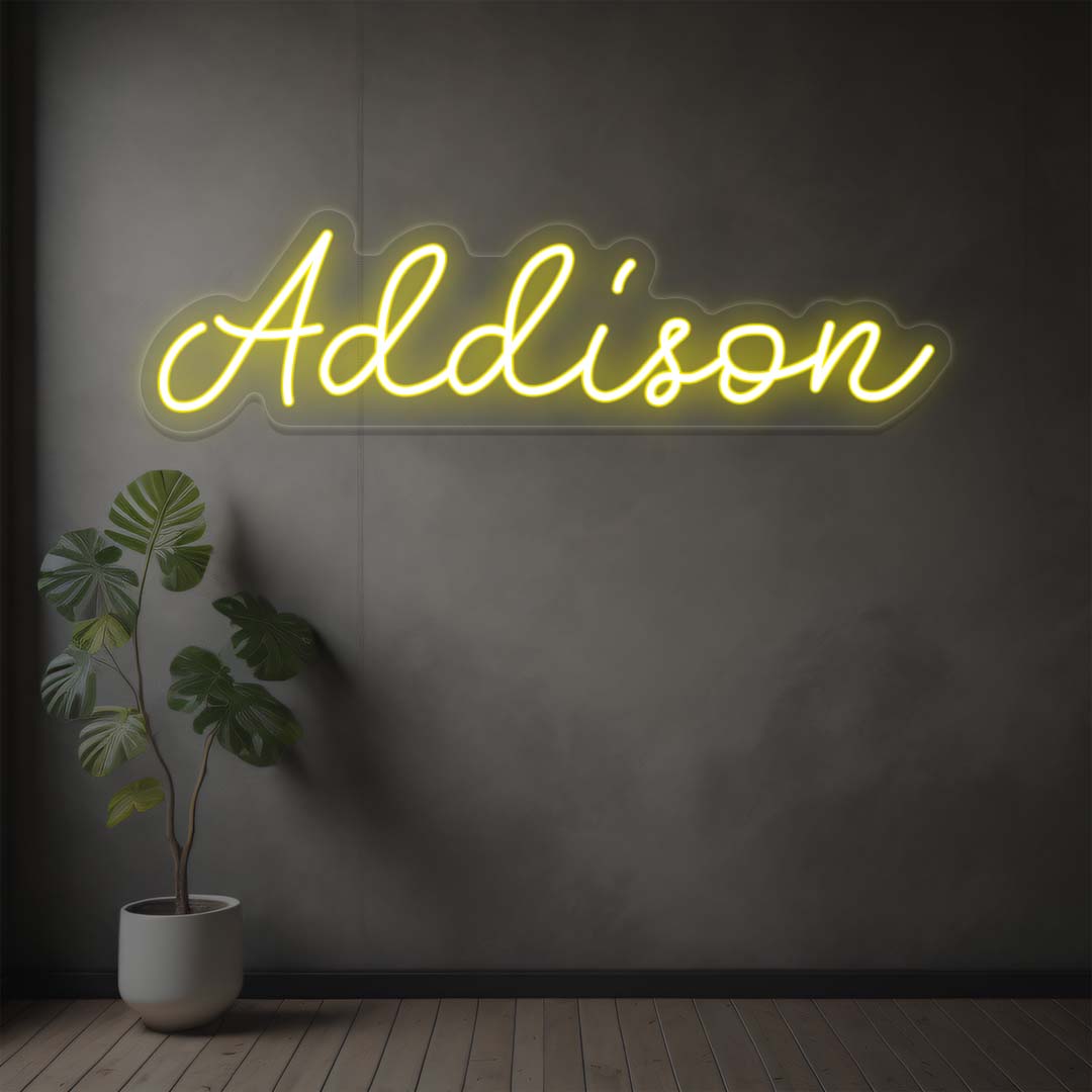 Addison Name Neon Sign | CNUS022769