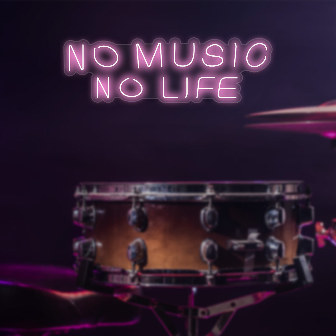 No Music No Life Neon Sign