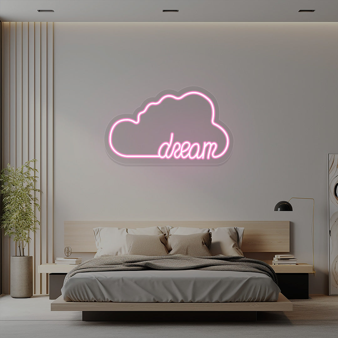 Dream Cloud Neon Sign | CNUS016080 | Pink