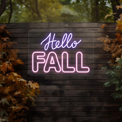 Hello Fall | Purple-Pink