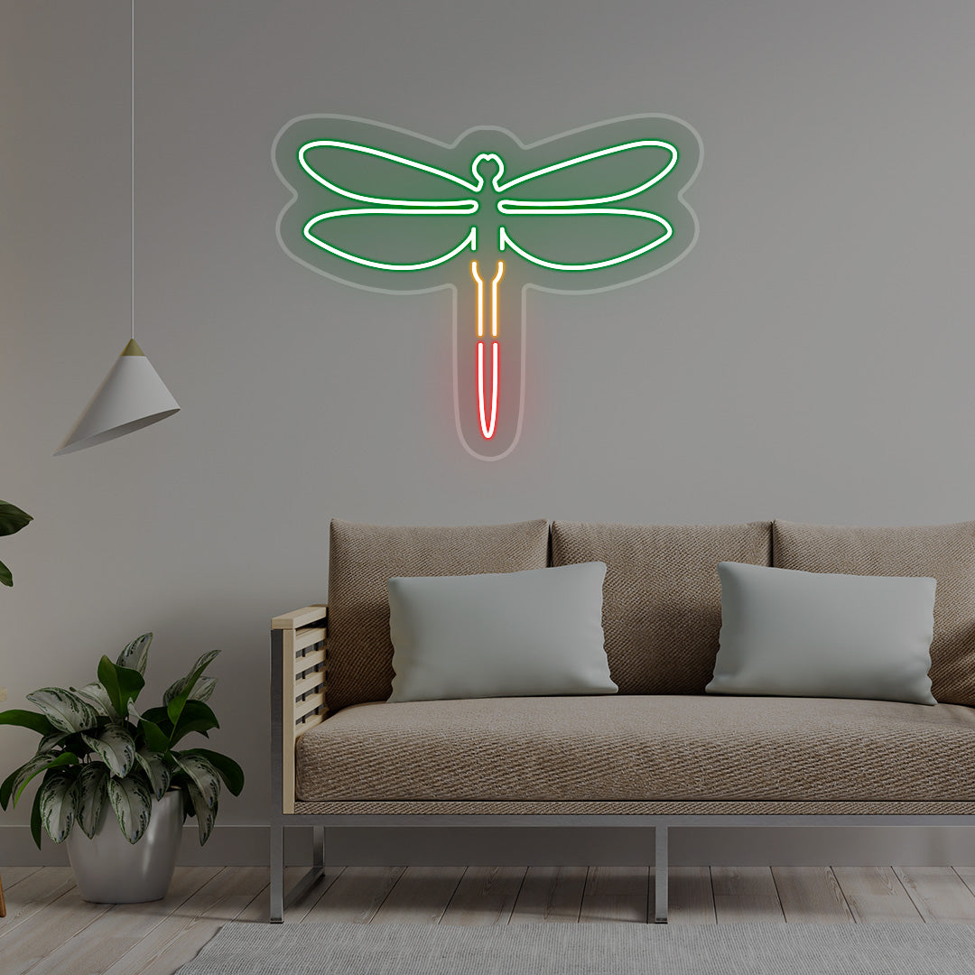 Dragonfly Multicolor Neon Sign | CNUS017112 | Green