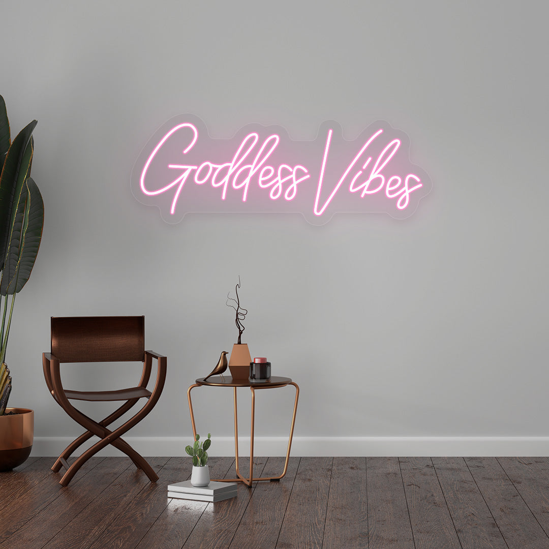 Goddess Vibes Neon Sign