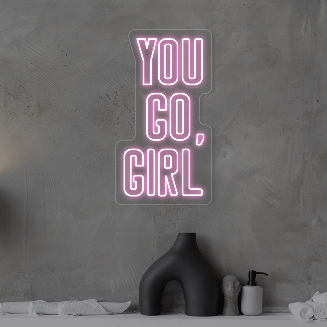 You Go Girl Neon Sign | CNUS012850 | Pink