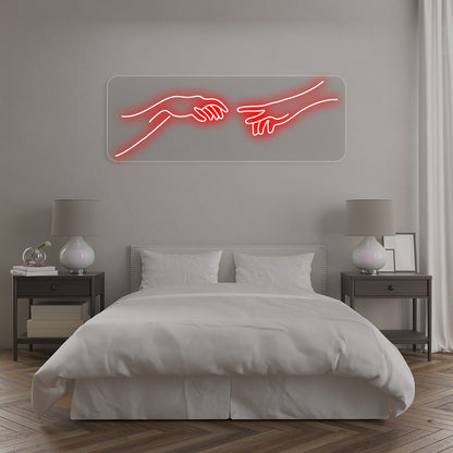 Hand Of God Neon Sign