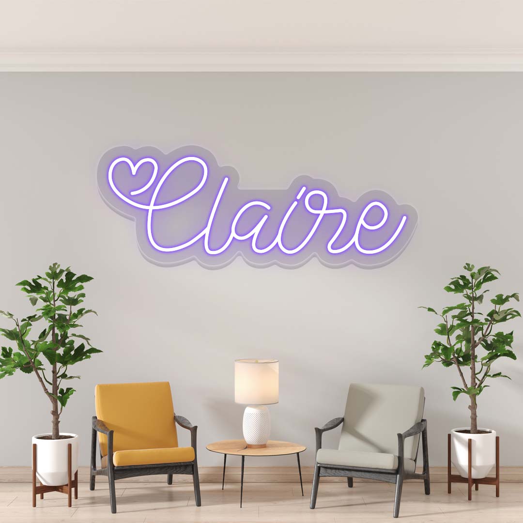 Claire Name Neon Sign | CNUS023169